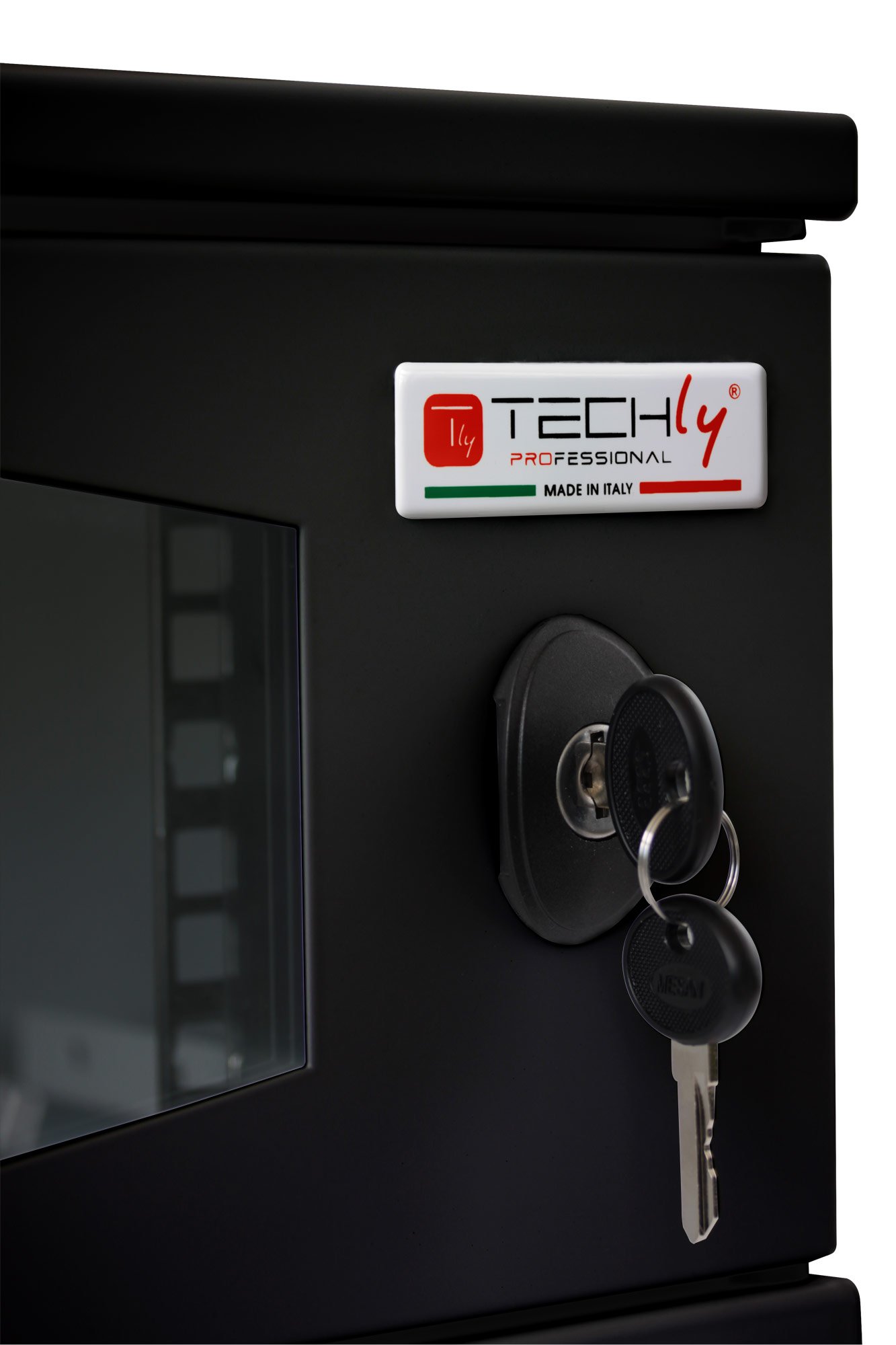 Armadio Rack 19'' a Muro 3U prof. 320 Nero Assemblato TECHLY PROFESSIONAL - immagine 7
