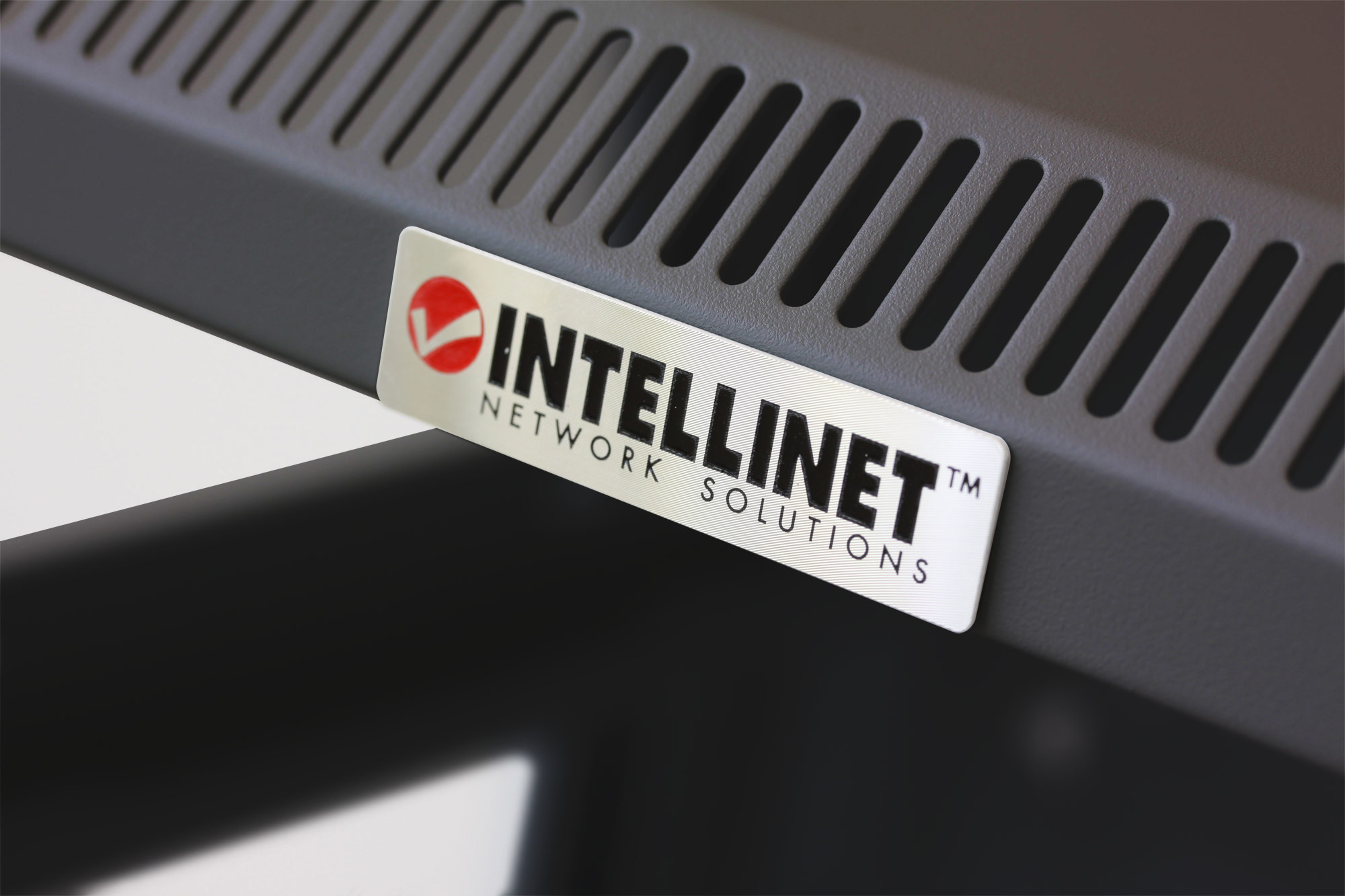 Armadio Rack 19'' a muro 12 unità sezione unica prof. 600mm Nero INTELLINET - immagine 10