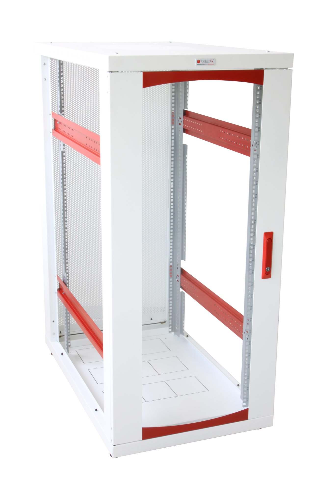 Armadio Server Rack 19'' 600x1000 42 Unita' Bianco serie IdealNET TECHLY PROFESSIONAL - immagine 10