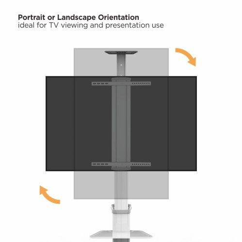 Supporto da Pavimento per TV da 37'' a 70'' Bianco TECHLY - immagine 10