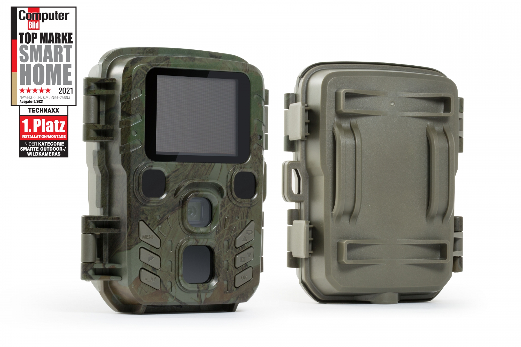Camera Wild 1080P 12MP IP56 PIR IR 18m per Osservazione Fauna, TX-117 TECHNAXX - immagine 10