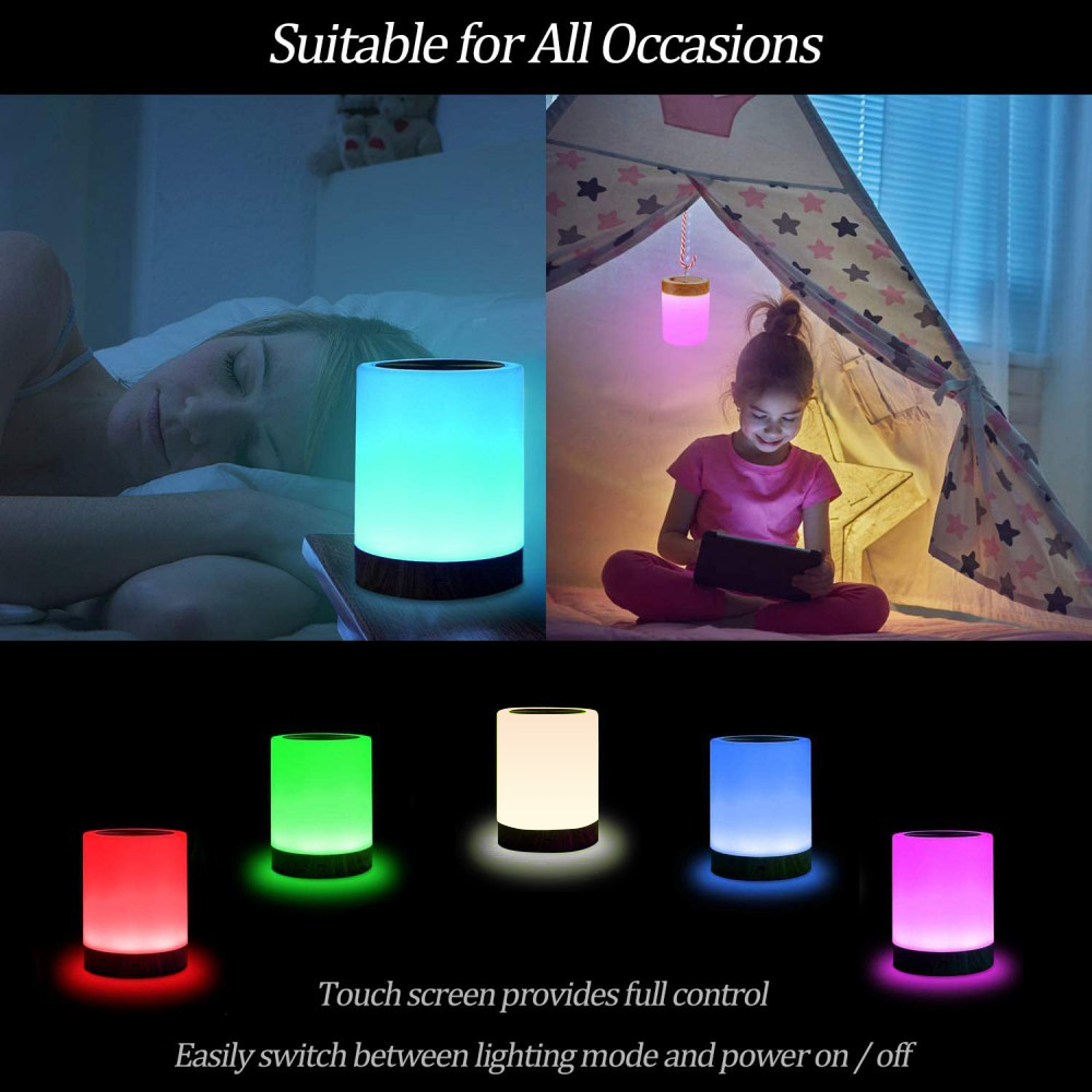 Lampada USB Smart Touch 5 Colori Selezionabili Regolazione Intensità TECHLY - immagine 10