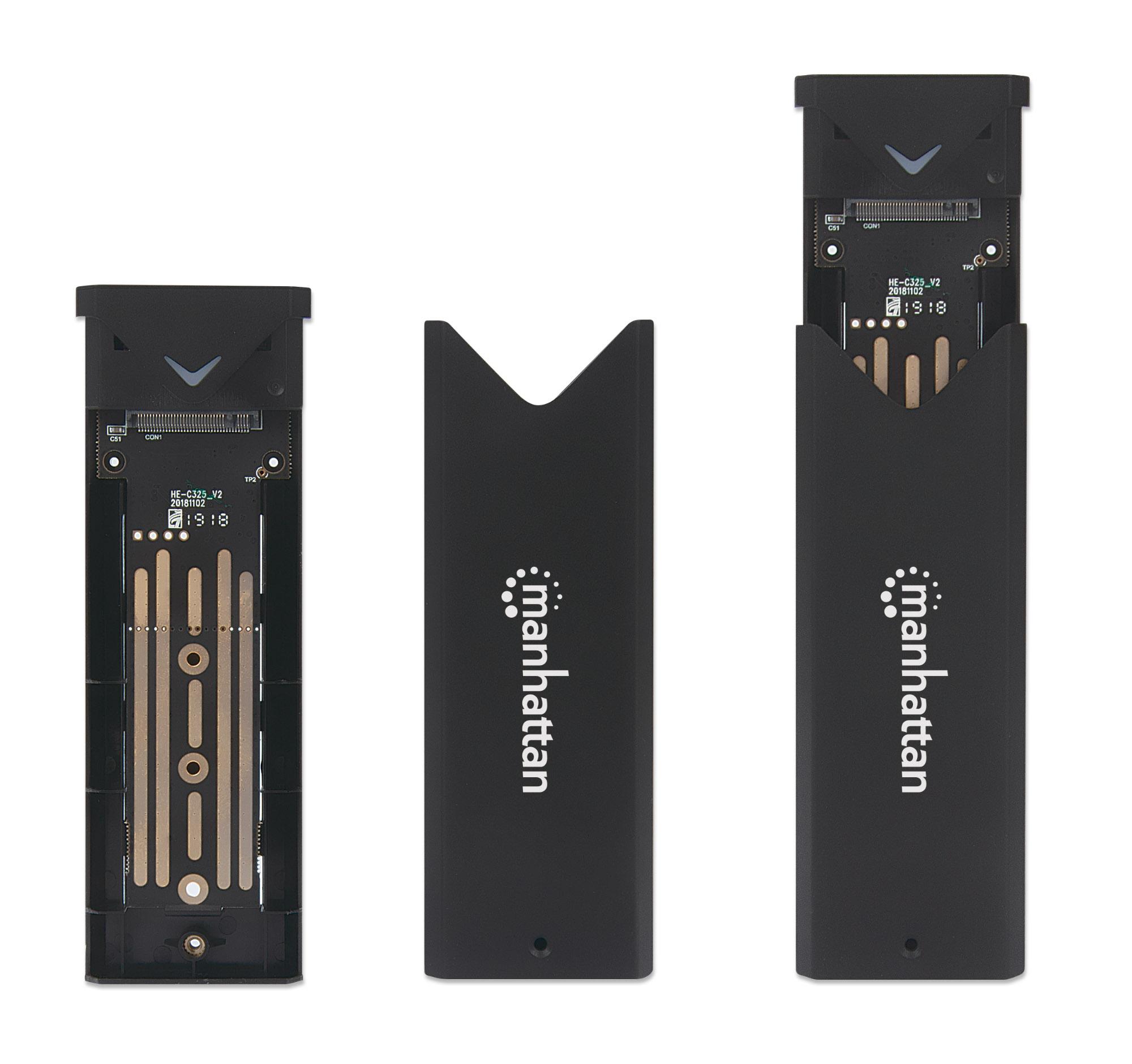 Box Esterno USB 3.2 SSD SATA M.2 NVMe MANHATTAN - immagine 10