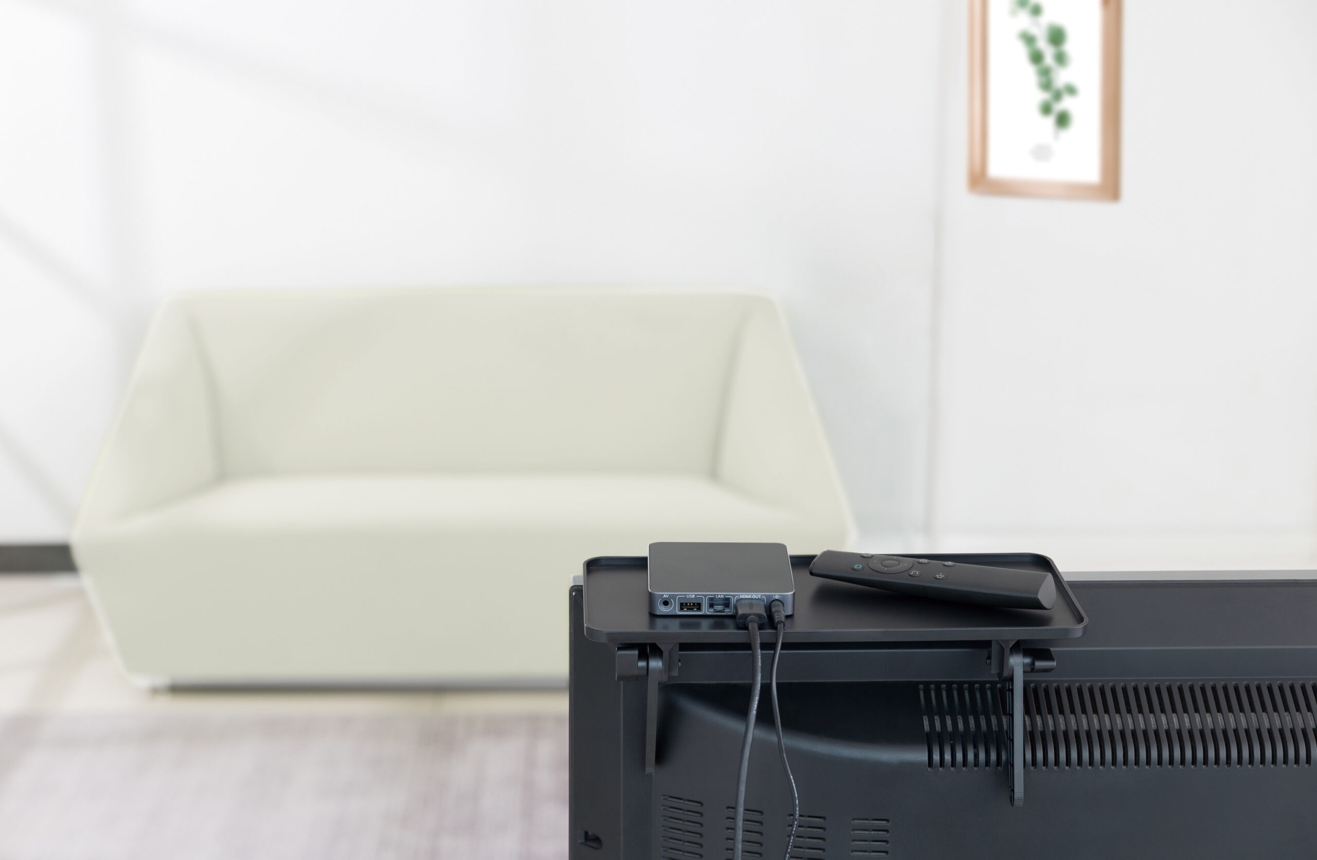 Mensola per decoder e telecomandi per Schermo TV TECHLY - immagine 10