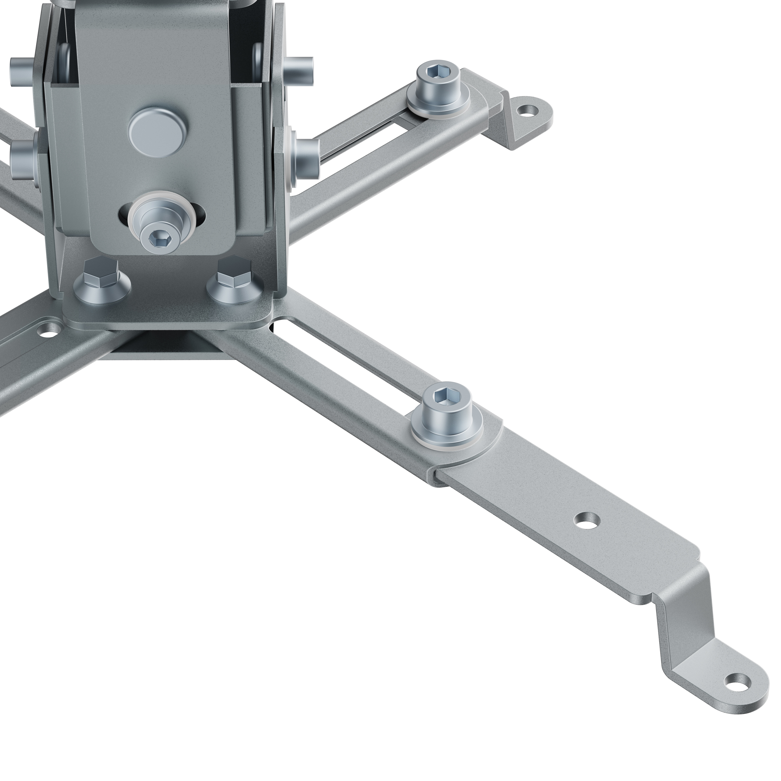 Staffa Universale a Parete-Soffitto per Proiettori Silver TECHLY - immagine 10