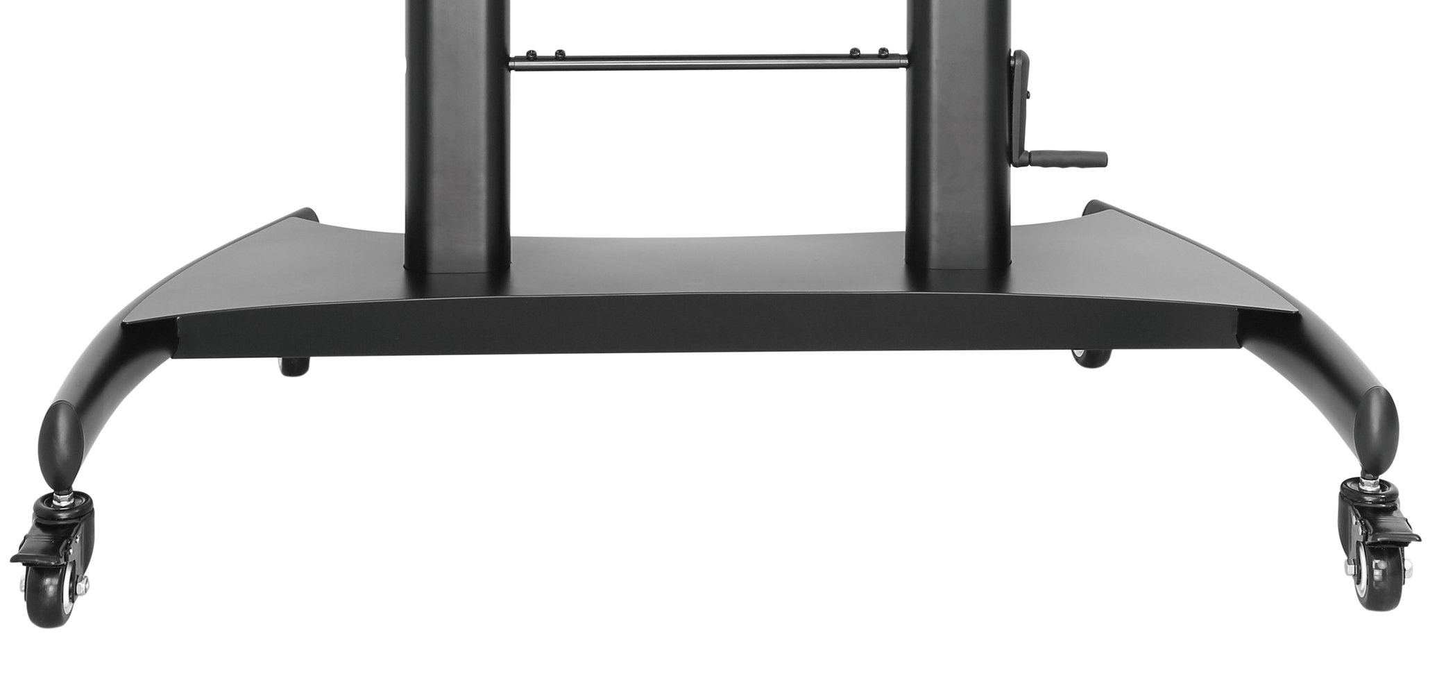Supporto a pavimento per TV con regolazione manuale altezza, in acciaio, per TV da 60'' a 100'' TECHLY - immagine 9