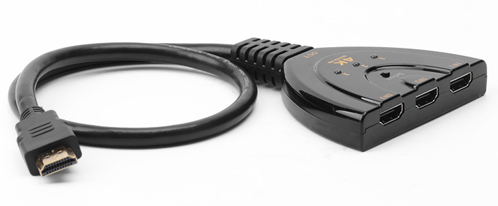 Switch Splitter HDMI 3x1 Pigtail 4Kx2K Compatto TECHLY - immagine 10