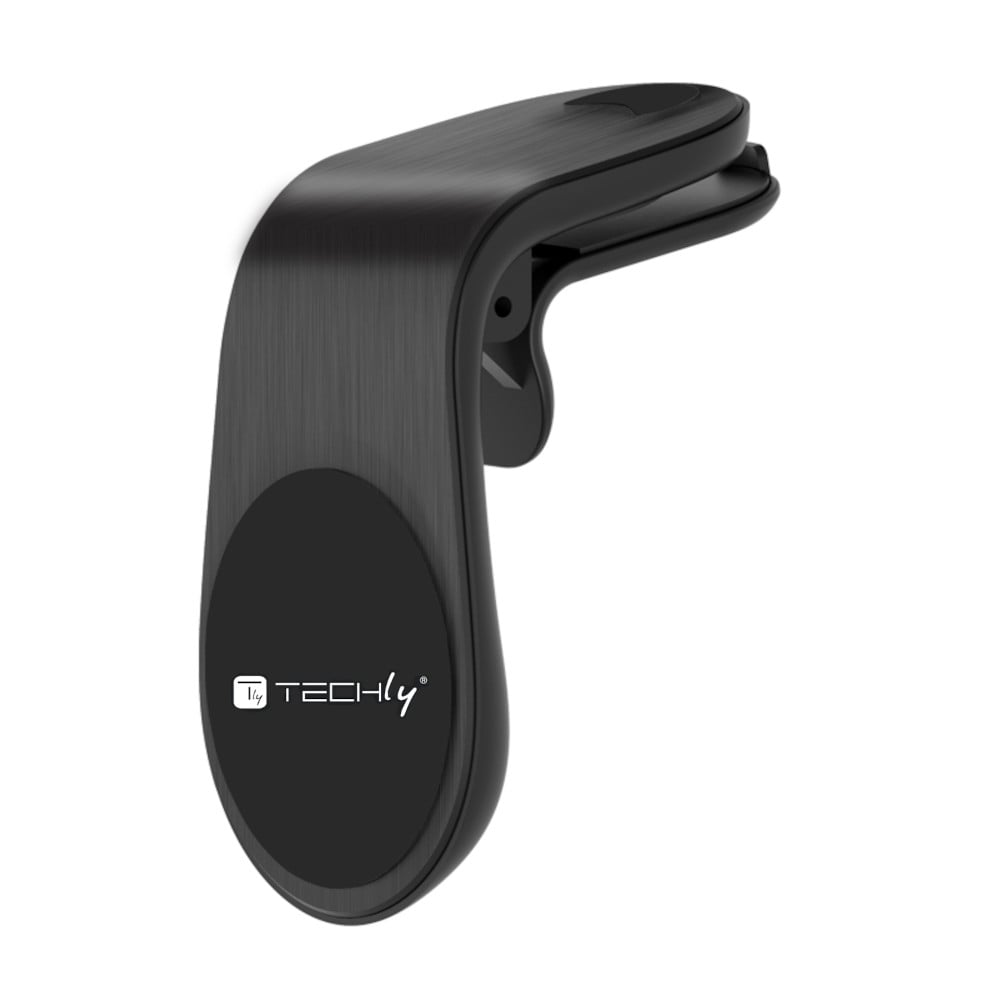 Supporto Magnetico da Auto per Smartphone con Due Placche Metalliche Universali TECHLY - immagine 10