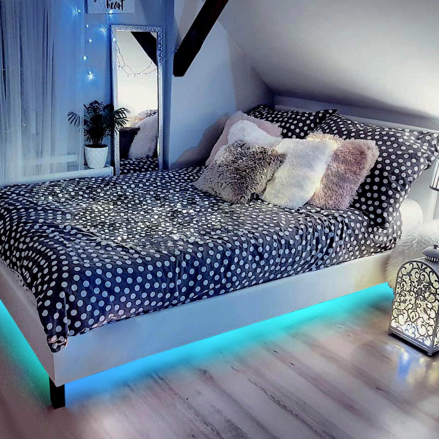 Striscia LED RGB Multicolore con Sensore di Movimento Telecomando 1,5m TECHLY - immagine 10