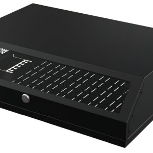 Armadio a muro 19'' Flat 9 Unit&agrave; Nero TECHLY PROFESSIONAL