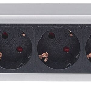 Multipresa per Rack 19'' 6 posti Spina Schuko Angolata 1.5U INTELLINET