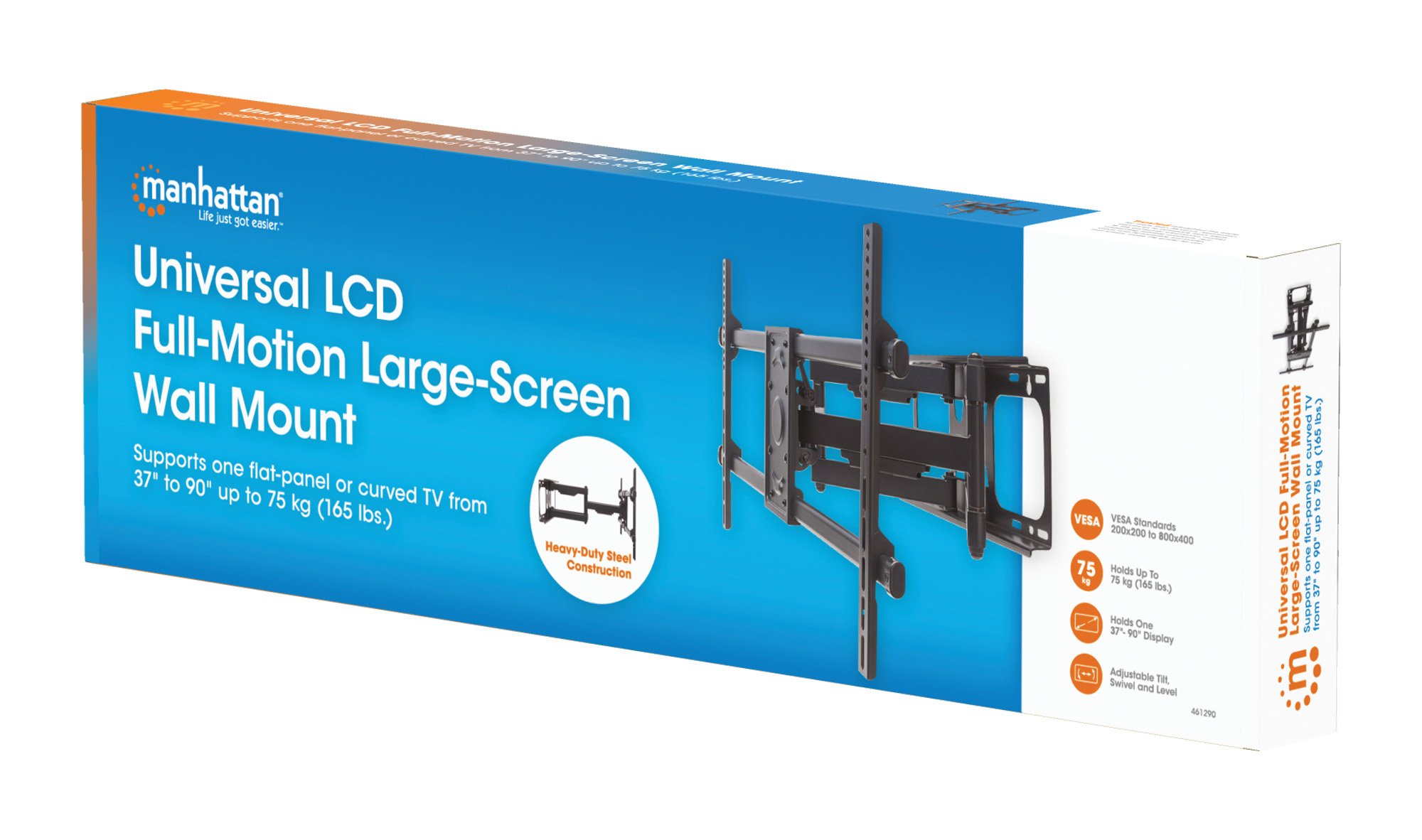 Staffa a Muro per TV LCD 37-90'' Full-Motion MANHATTAN - immagine 2