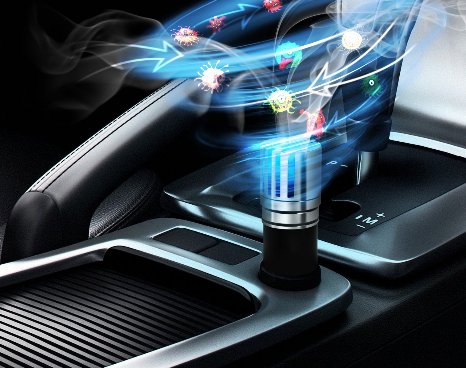 Ionizzatore Purificatore d'aria da Auto 12V, TX-119 TECHNAXX