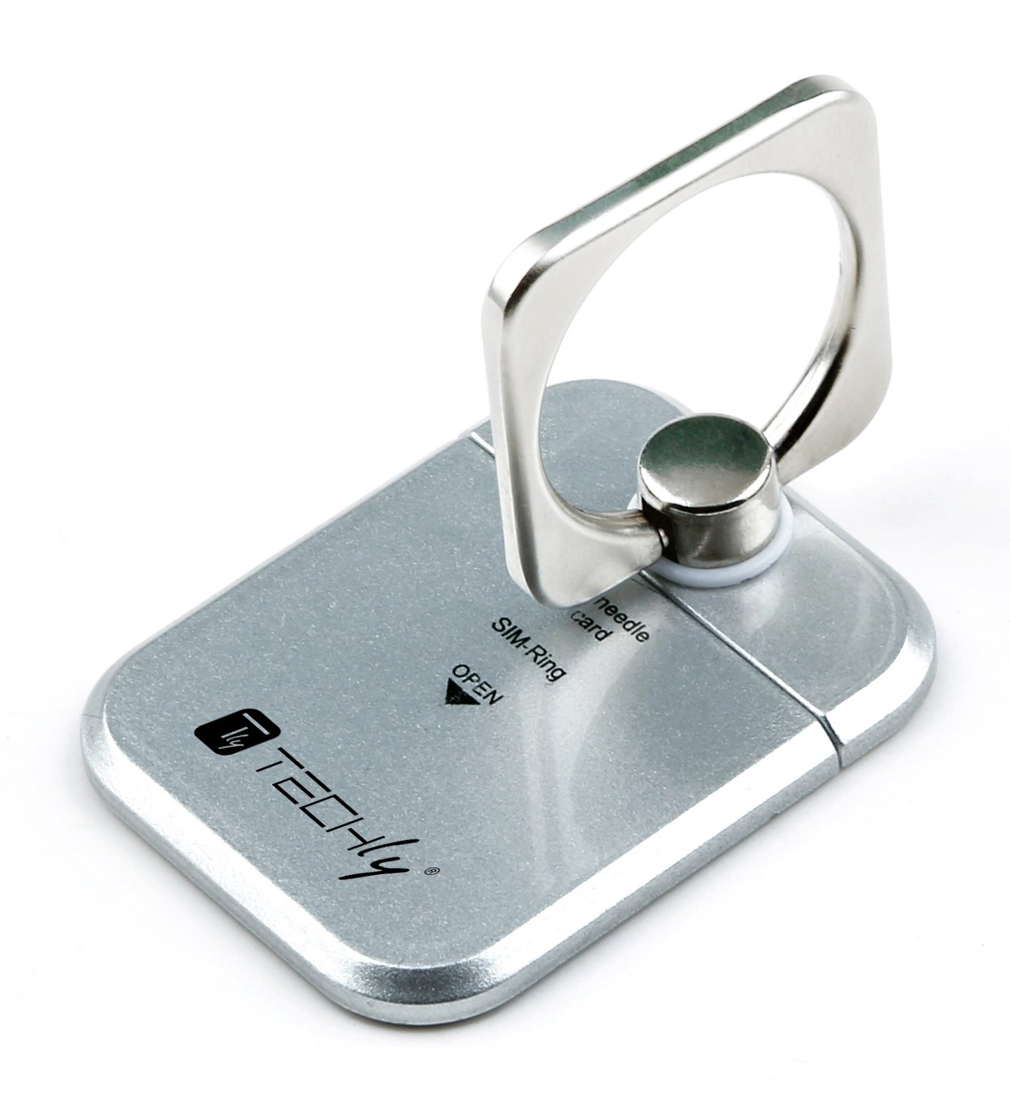 Anello e Supporto per Smartphone Silver TECHLY - immagine 9