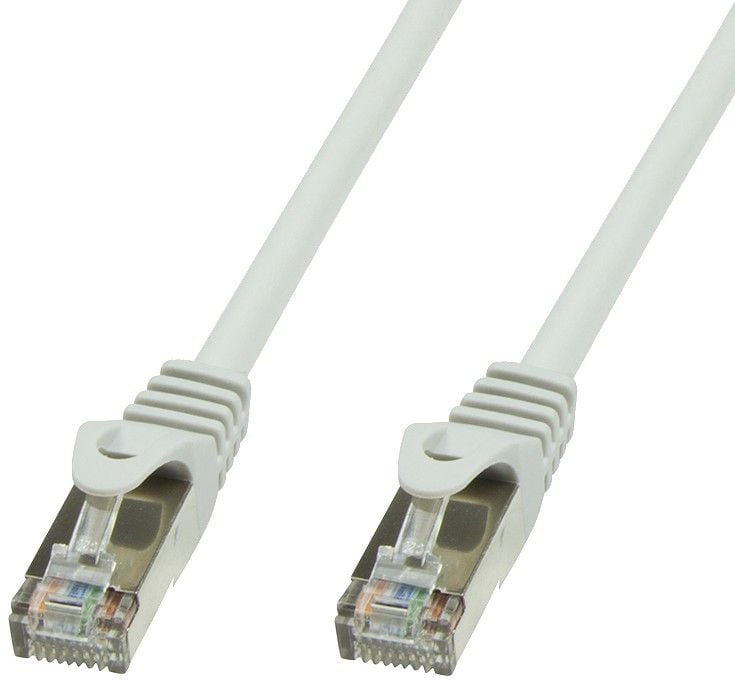 Cavo di rete Patch in rame Cat.6 Grigio SFTP LSZH 20m TECHLY PROFESSIONAL