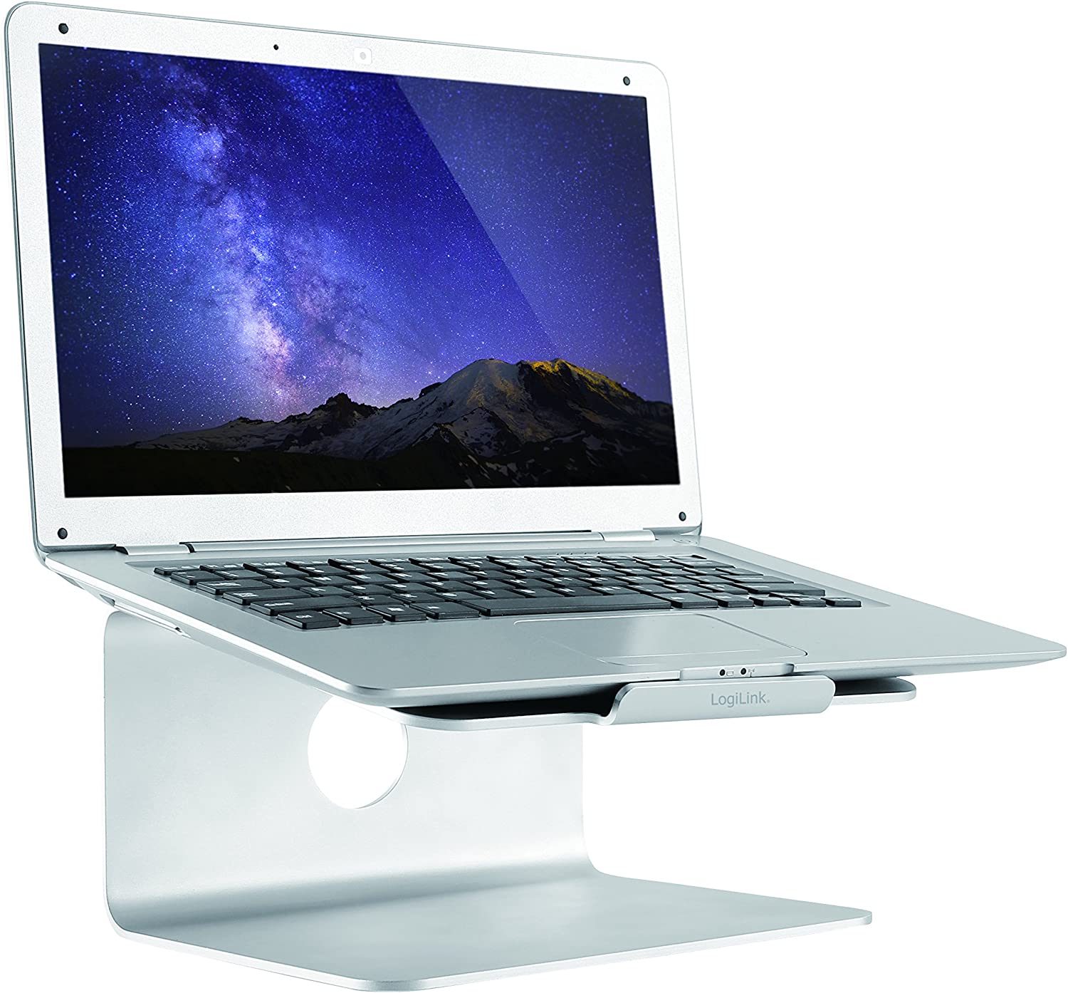 Supporto per Notebook in Alluminio Base Girevole LOGILINK