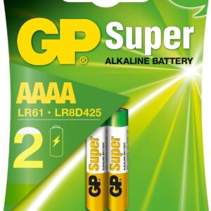 Blister 2 Batterie AAAA Mini Stilo GP Super GP BATTERIES