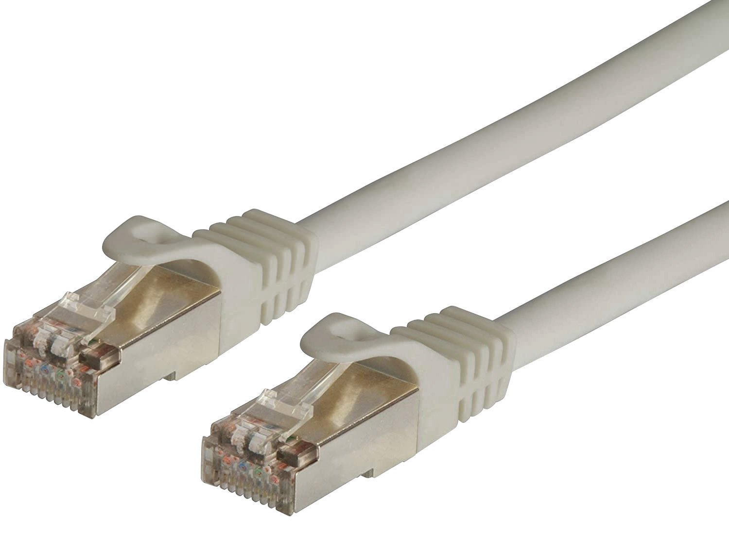 Cavo di Rete Patch in Rame Cat. 6A SFTP LSZH 0,25 m Grigio TECHLY PROFESSIONAL