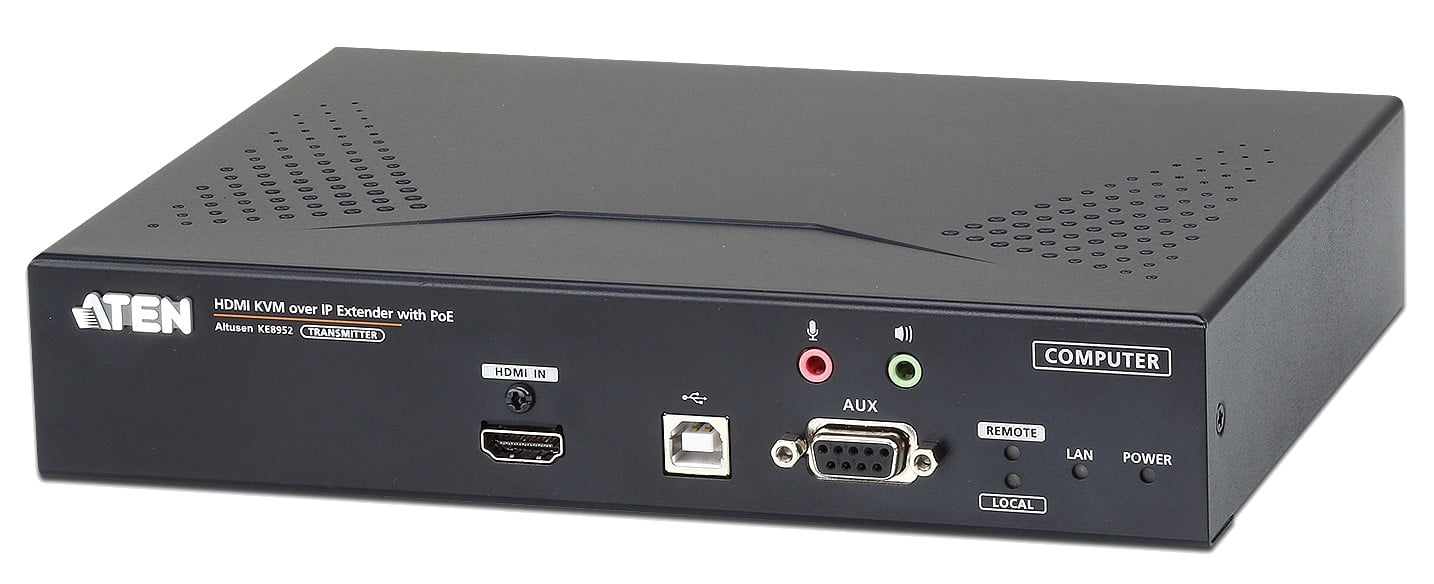 Trasmettitore KVM over IP a schermo singolo 4K HDMI con PoE, KE8952T ATEN