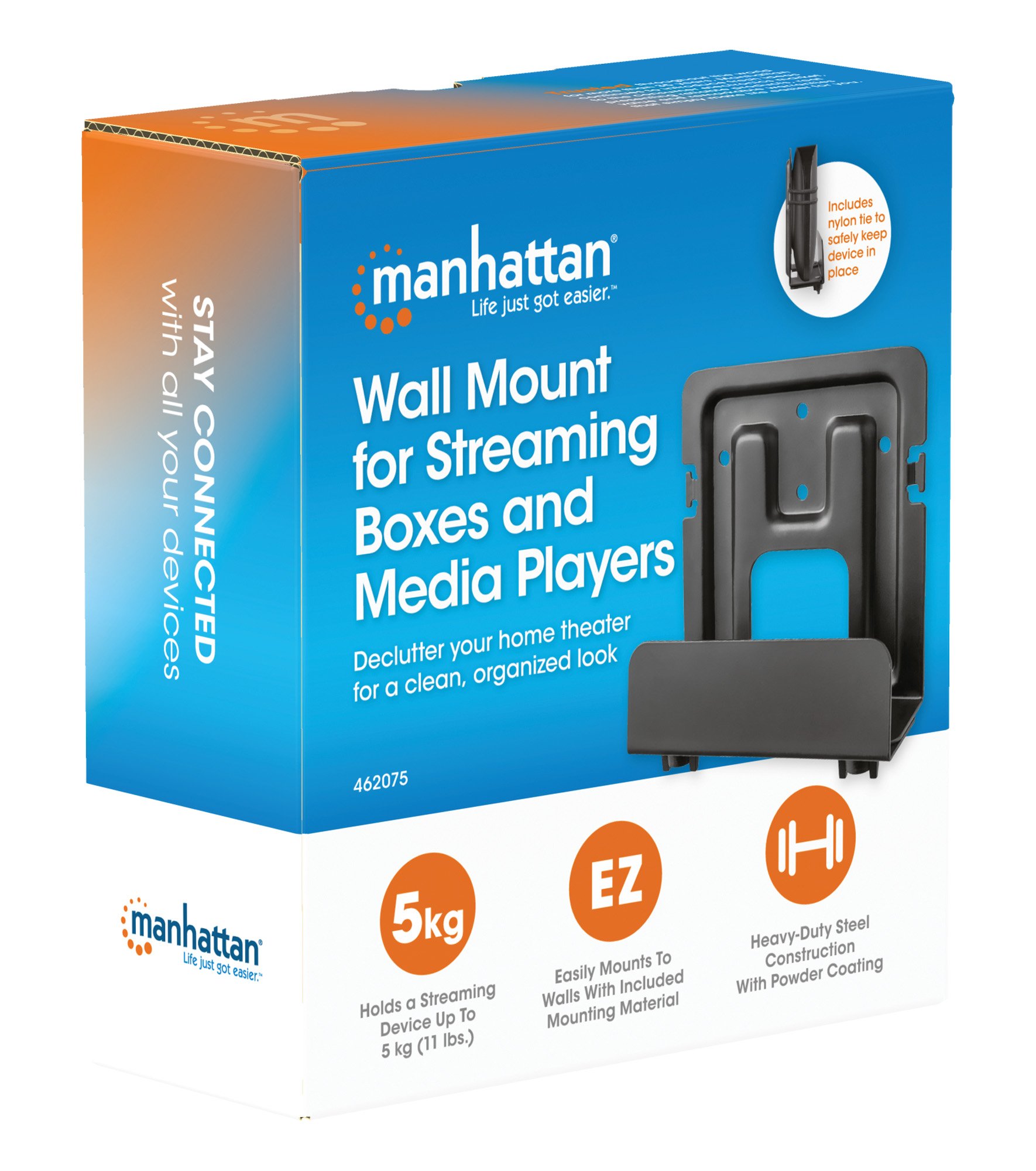 Supporto a Muro per Box di Streaming e Media Player MANHATTAN - immagine 2