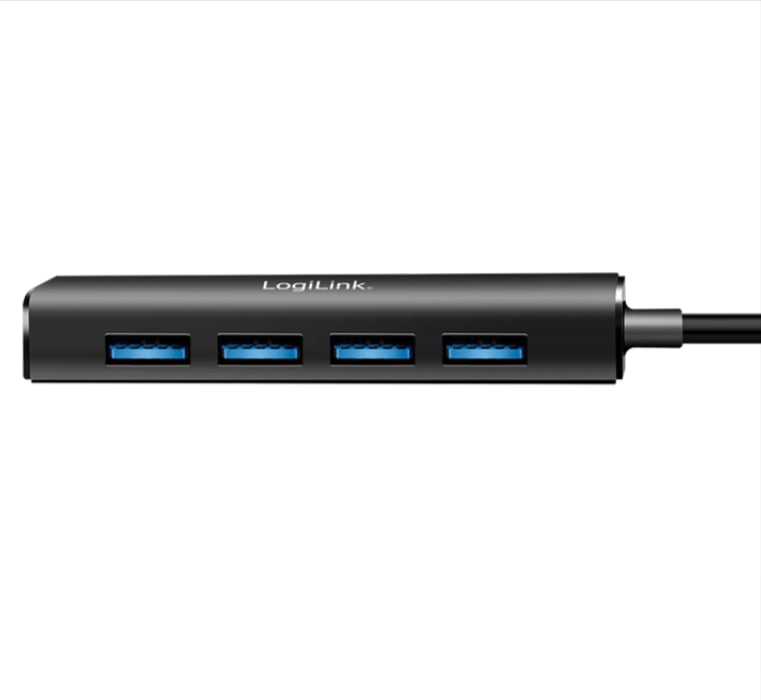 Hub USB3.0 4 Porte Nero LOGILINK - immagine 2