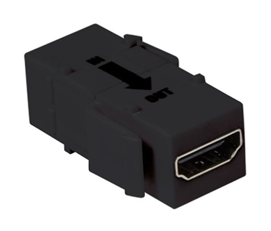 Accoppiatore Keystone HDMI™ con Ripetitore Nero LOGILINK