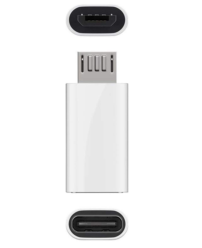 Adattatore Micro USB Maschio a USB-C&trade; Femmina Bianco GOOBAY - immagine 2