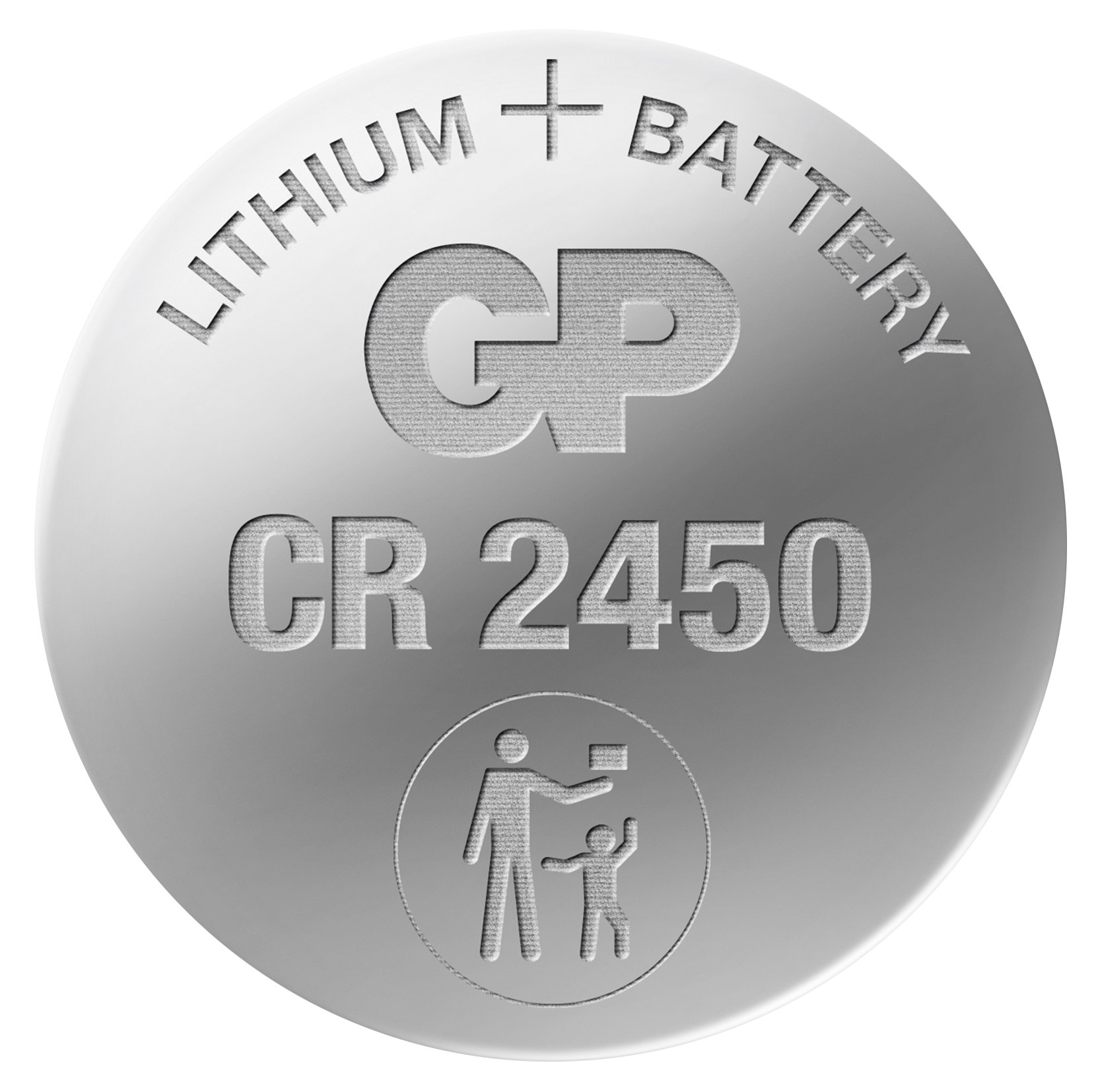 Blister 1 Batteria Litio a Bottone CR2450 GP BATTERIES - immagine 2