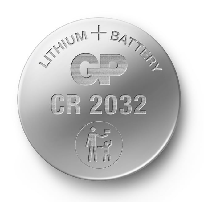 Blister 5 Batterie Litio a Bottone CR2032 GP BATTERIES - immagine 2