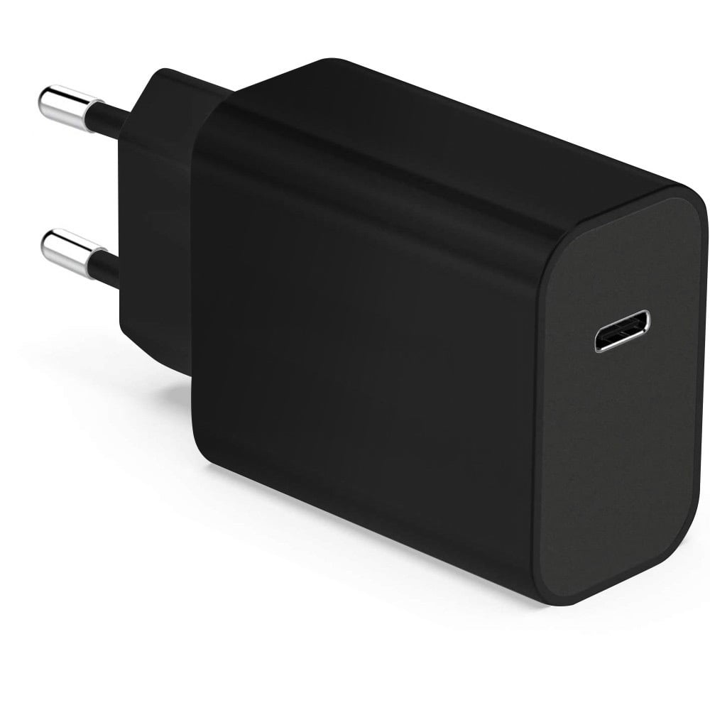 Caricabatterie USB-C™ 25W Ricarica Rapida Nero FONTASTIC - immagine 2