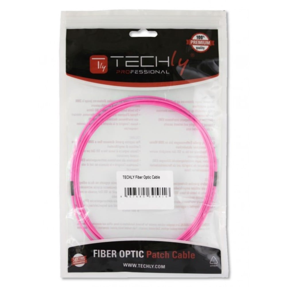 Cavo Fibra Ottica Multimodale OM4 LC/LC 50/125 3 m TECHLY PROFESSIONAL - immagine 2