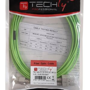 Cavo Fibra Ottica Multimodale OM5 SC/SC 50/125 1 m TECHLY PROFESSIONAL