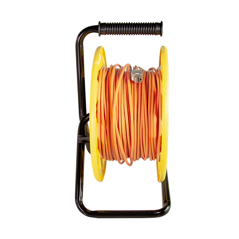 Cavo Patch Cat6A Plug RJ45 S/FTP LSZH con Avvolgicavo 60m Arancione LOGILINK - immagine 3