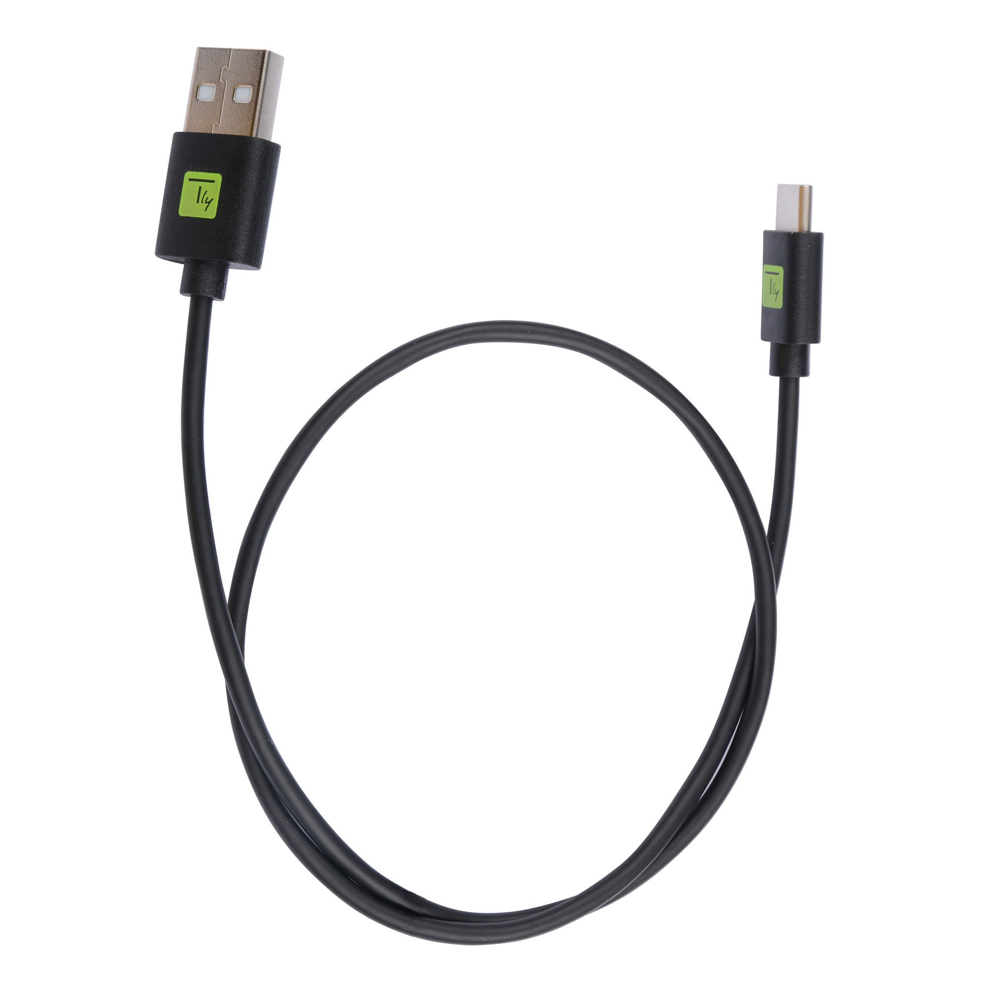 Cavo USB A Maschio 2.0 / USB-C™ Maschio 0,5m Nero TECHLY - immagine 2