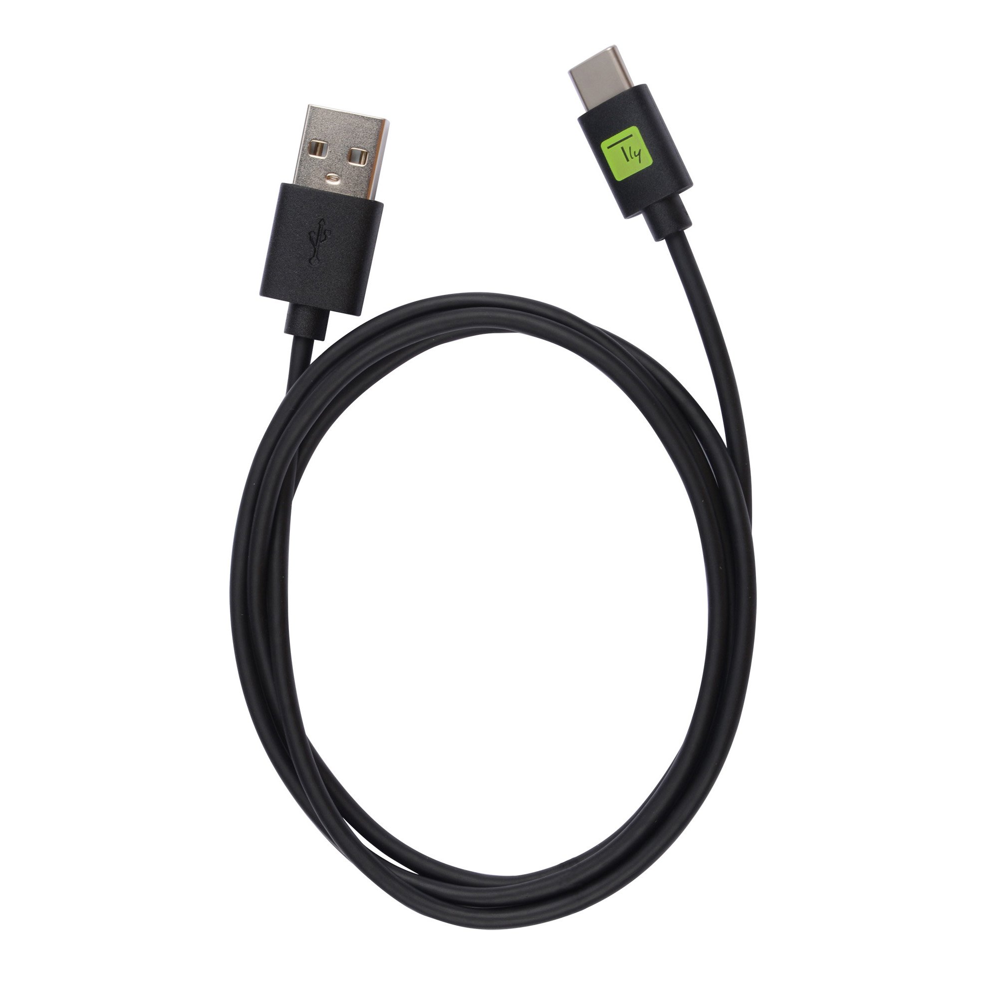 Cavo USB A Maschio 2.0 / USB-C™ Maschio 1m Nero TECHLY - immagine 2