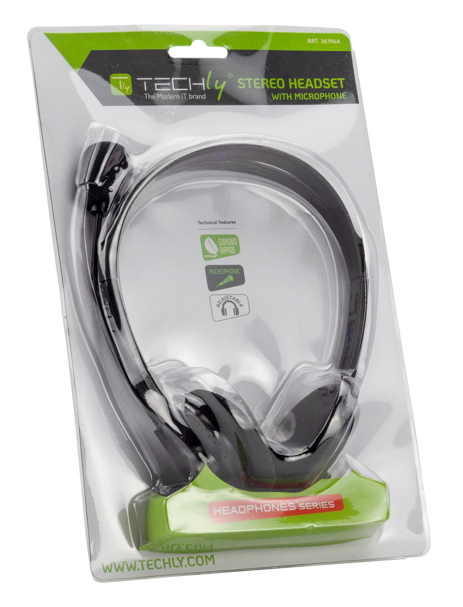 Cuffia Stereo con Microfono TECHLY - immagine 2