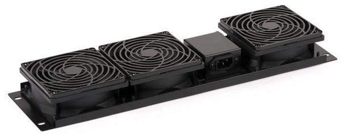 Gruppo di 3 Ventole a Soffitto per Rack 19'' per Audio Video TECHLY PROFESSIONAL - immagine 2