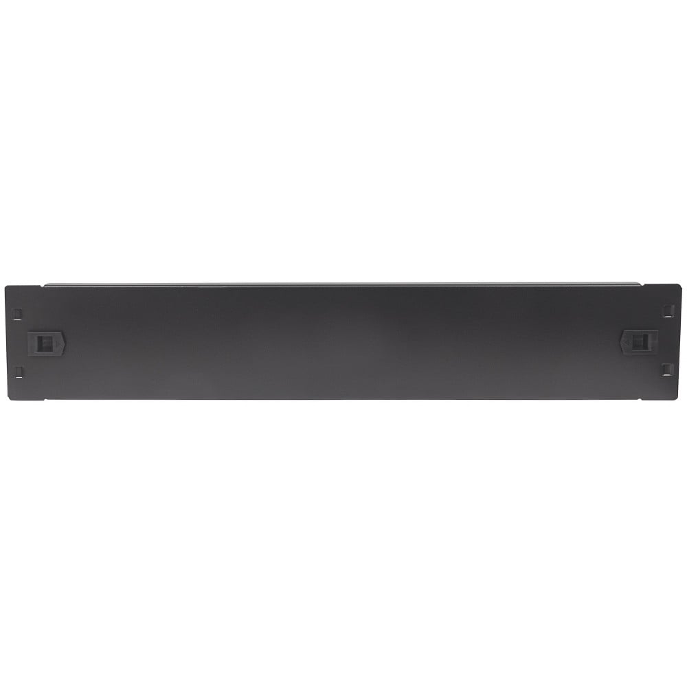 Pannello Cieco Toolless a Clip per Armadi Rack 19'' 2U Nero TECHLY PROFESSIONAL - immagine 2