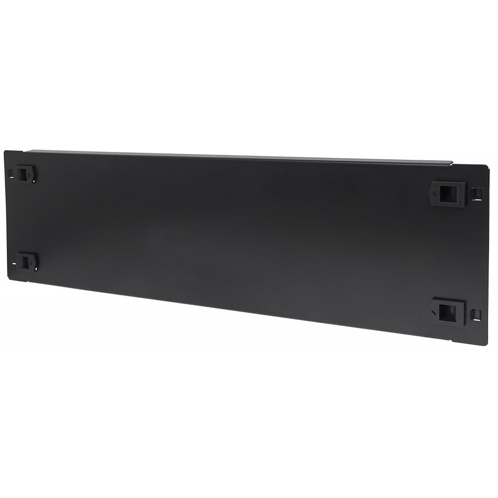 Pannello Cieco Toolless a Clip per Armadi Rack 19'' 3U Nero TECHLY PROFESSIONAL - immagine 2