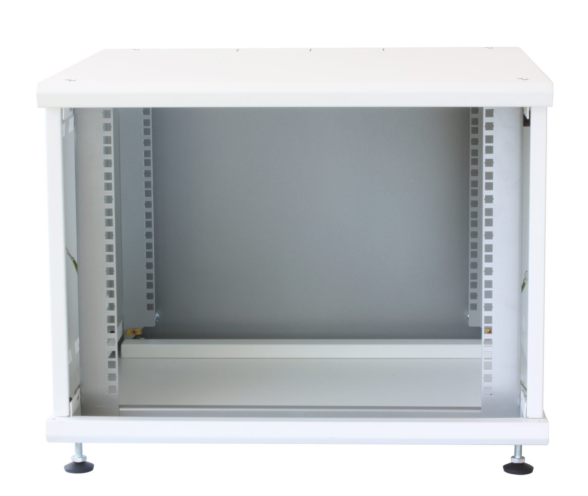 Armadio Rack 19'' ideale per Accumulatori Fotovoltaico 8U P600mm Bianco TECHLY PROFESSIONAL - immagine 2