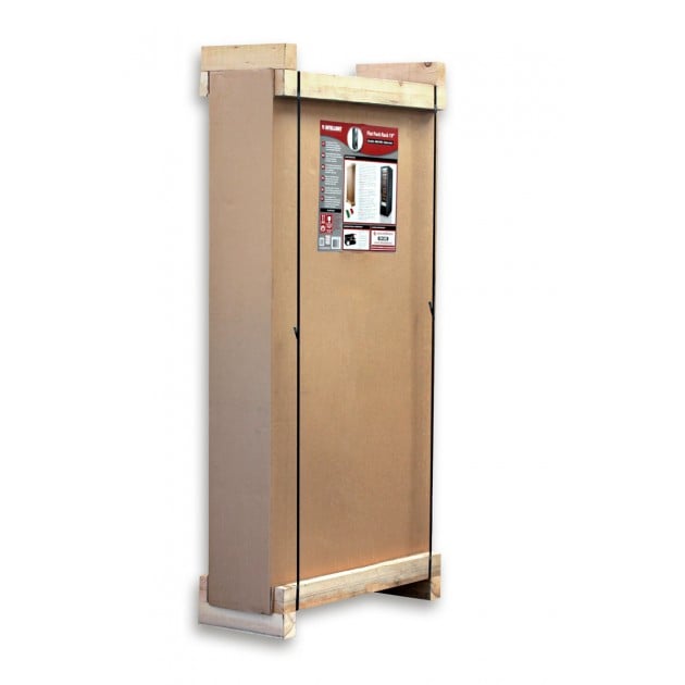 Armadio NetRack 19'' 600x1000 27 Unità Nero Porte Grigliate da Assemblare INTELLINET - immagine 2