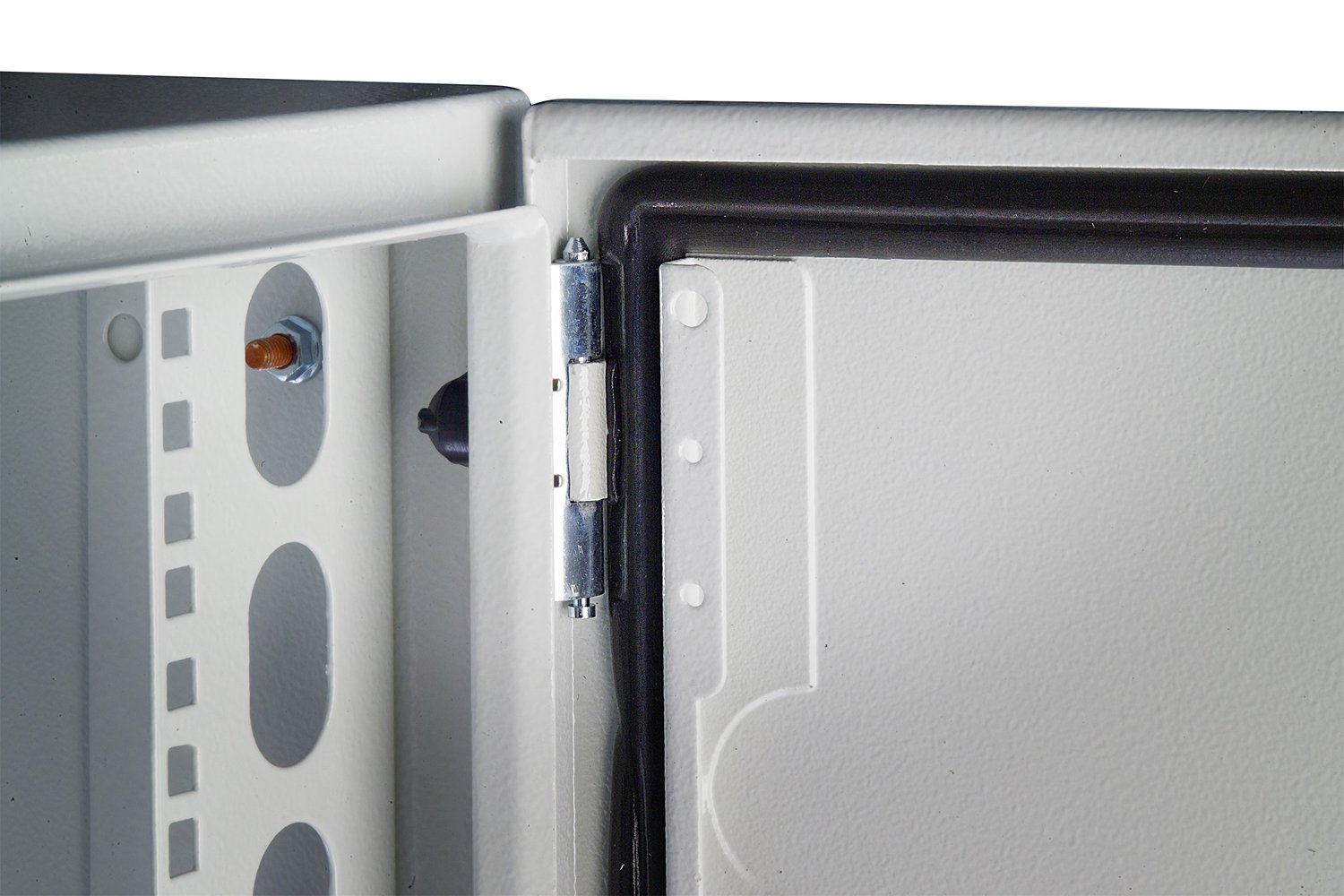 Armadio Rack 19'' a muro 13U grigio IP65 porta cieca prof. 200mm TECHLY PROFESSIONAL - immagine 2