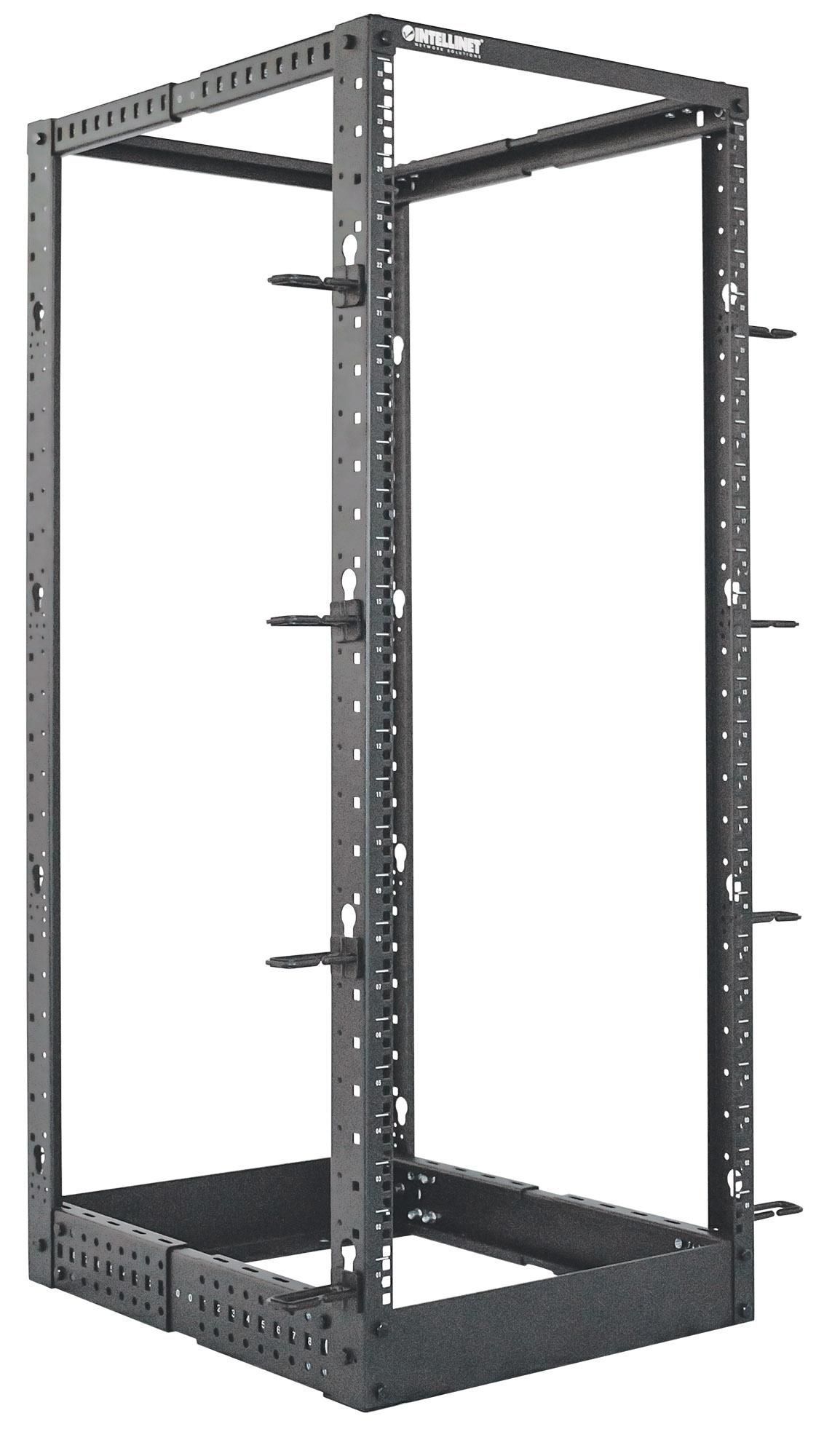 Open Frame Rack 19'' 4 Montanti 26U con profondità regolabile INTELLINET - immagine 2