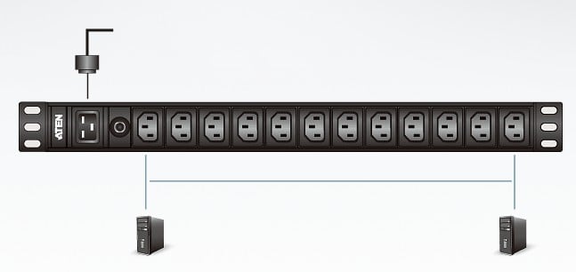 Serie PDU di base, PE0212 ATEN - immagine 2