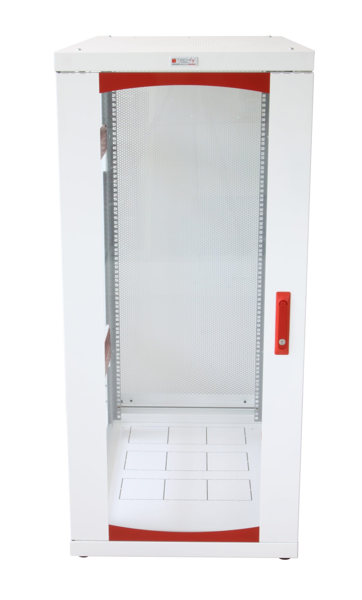 Armadio Server Rack 19'' 600x1000 42 Unita' Bianco serie IdealNET TECHLY PROFESSIONAL - immagine 2