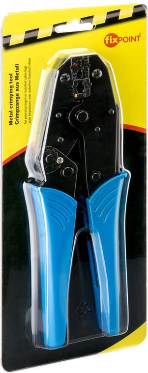 Pinza Crimpare per Capicorda Crimpatrice Terminali Isolati 1.5-6.0 mm² FIXPOINT - immagine 2