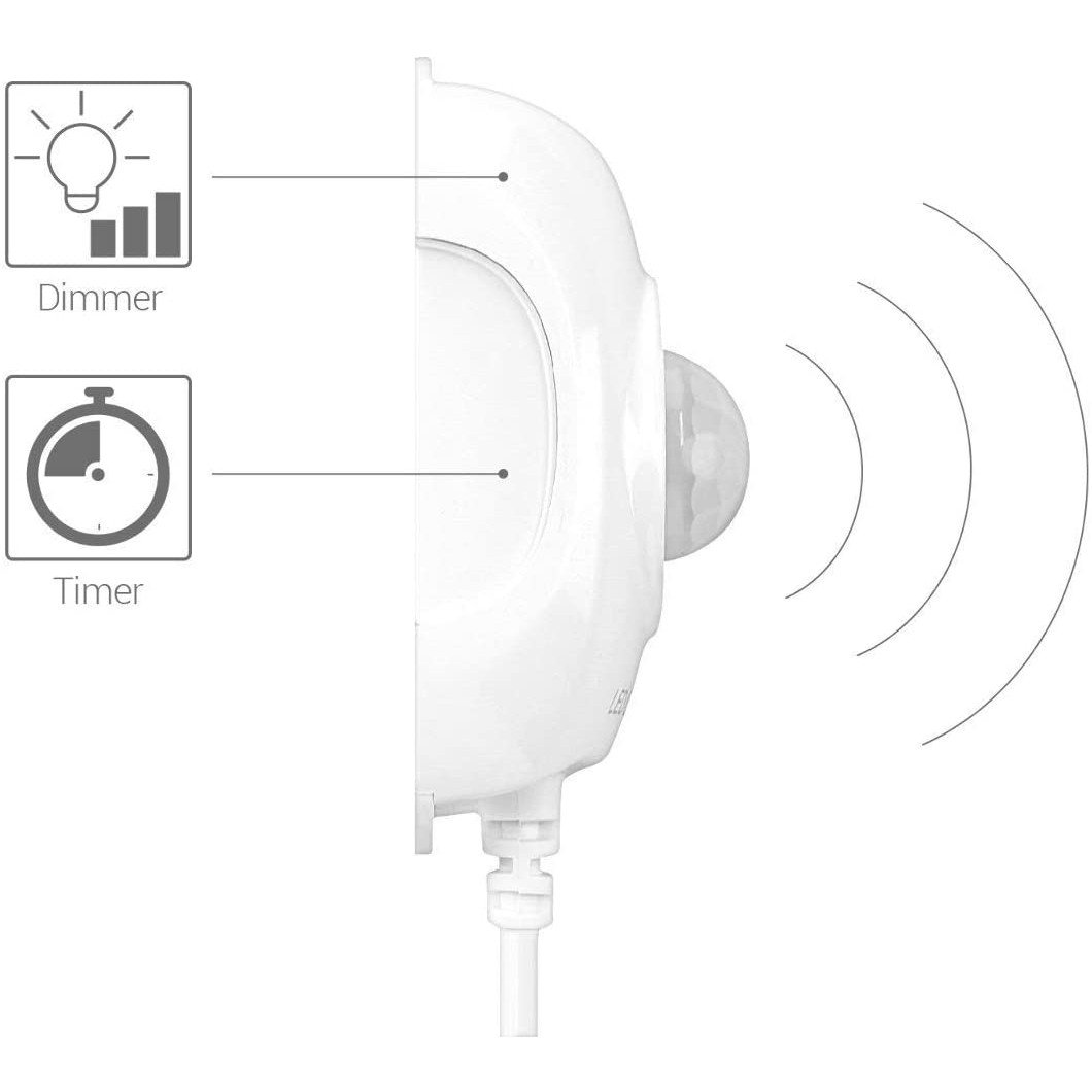 Striscia LED RGB Multicolore con Sensore di Movimento Telecomando 1,5m TECHLY - immagine 2