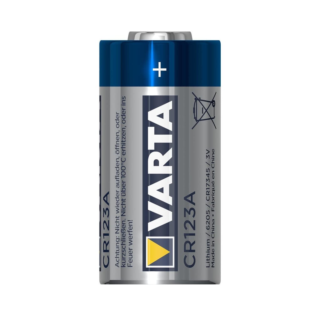 Blister 1 Batteria 3V 1430 mAh Litio CR123A VARTA - immagine 2