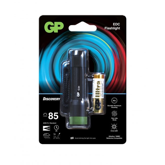 Torcia LED 85lm in Alluminio Anodizzato, Ibis GP BATTERIES - immagine 2