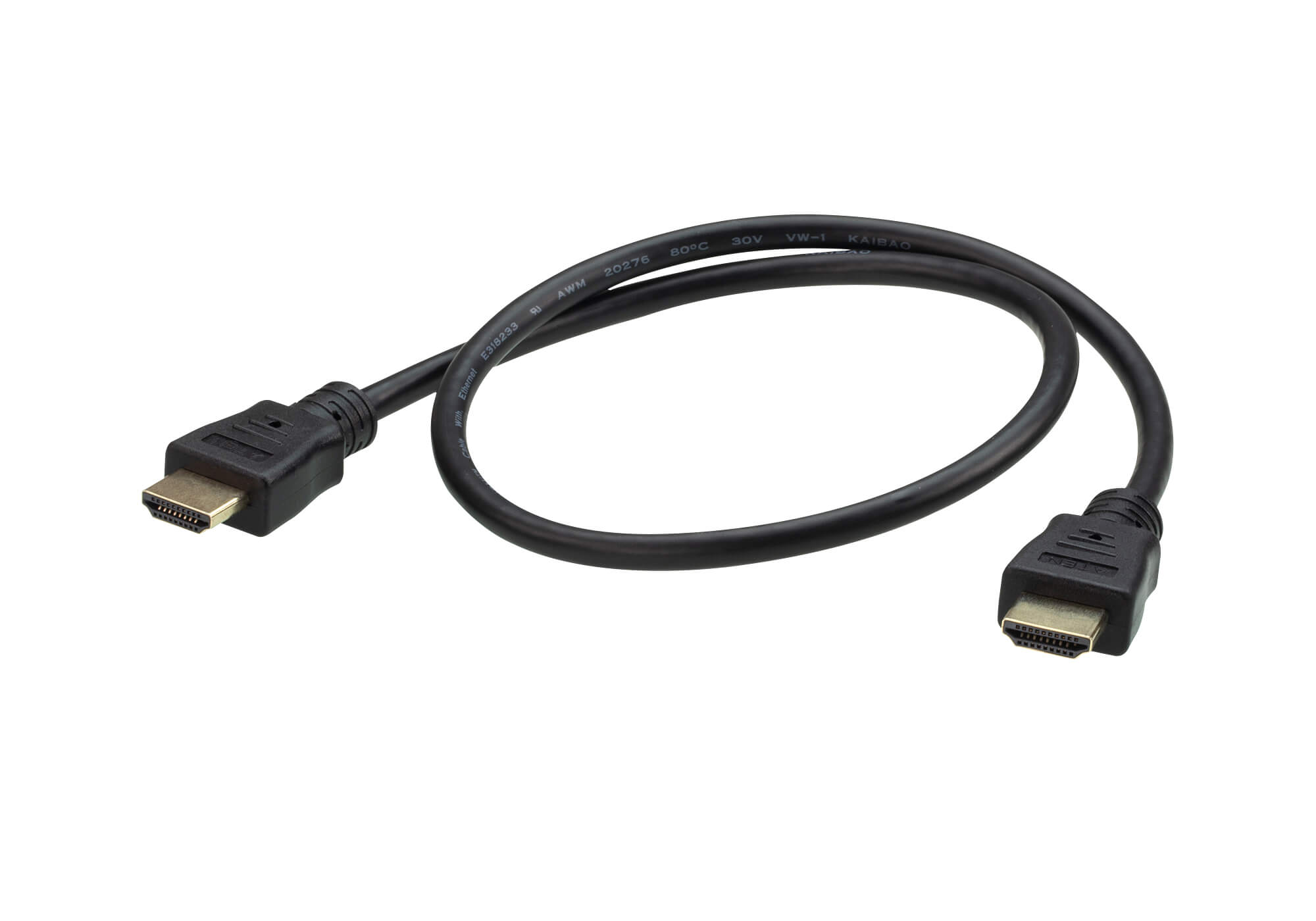 Cavo HDMI High Speed con ethernet 4K A/A M/M 0,6m, 2L-7DA6H ATEN - immagine 2